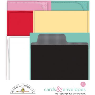 Doodlebug My Happy Place - Cards & Envelopes